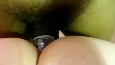 Amateur blond dude with glasses and tattoos takes a BBC