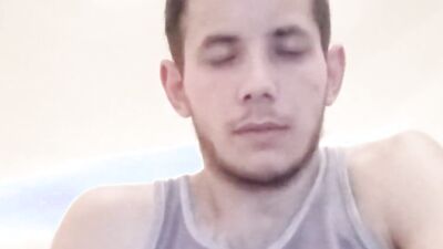 Amateur gay guy strips for the camera and jerks off