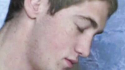 Straight twink with a big dick sucked off before fucking