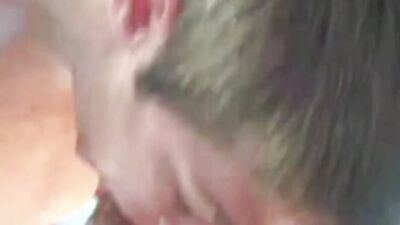 Straight twink with a big dick sucked off before fucking