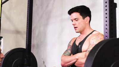 Gym buddies rimming and fucking balls deep on a bench