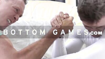 Adorable twinks in sexy pajamas fucked in a hardcore threesome