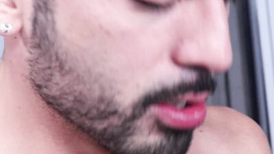 Inked and handsome Latino step cousins suck each other off