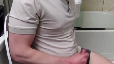 Amateur gay guy films himself jerking off and cumming in a compilation