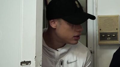 Inked roommates have fun with rough dick sucking before hardcore fucking