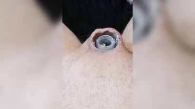 Naughty dude uses his micropenis as an ashtray while smoking