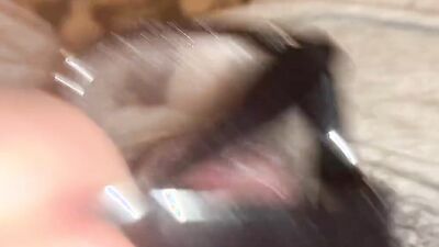 Perverted dude jerks off and cums on his thick glasses