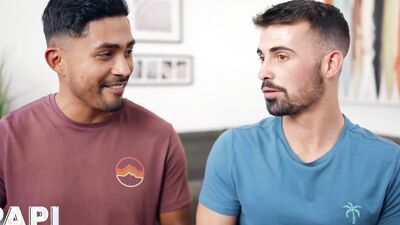 Two attractive studs enjoy a rimming foreplay before fucking deep