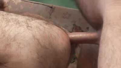 Horny and hairy studs with big cocks fuck after blowjobs