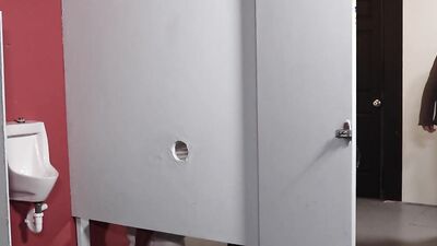 Cute twink blows his stepdad through a gloryhole before fucking
