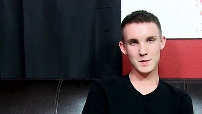 Petite twink teases with his skinny body and jerks off