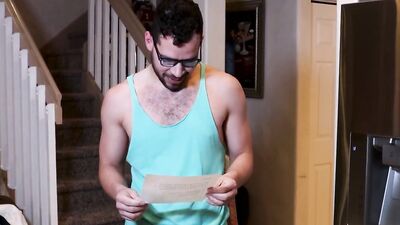 Muscular jock chokes on a big stud cock and gets rammed