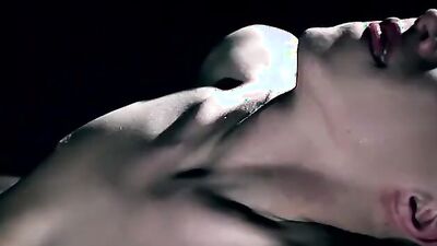 Naughty twink gives a sloppy blowjob and takes an anal hammering