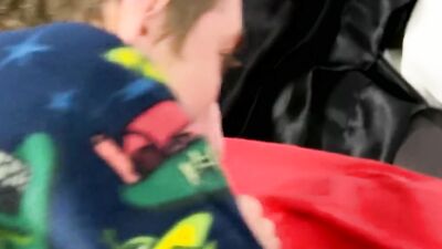 Skinny twink sucks his boyfriend off and takes a pounding