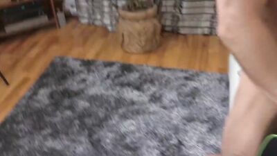 Muscular guy jerks off with a fleshlight and fucks it hard