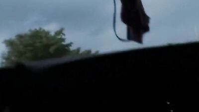 Skinny dude sucked off in a van and banged hard