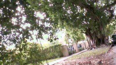 Skinny dude sucked off in a van and banged hard