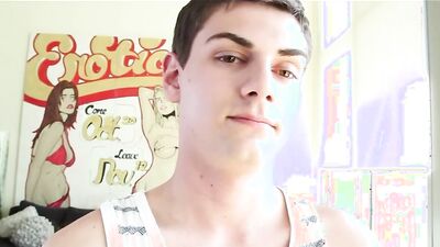 Twinks in jockstraps give each other deepthroats and fuck hard