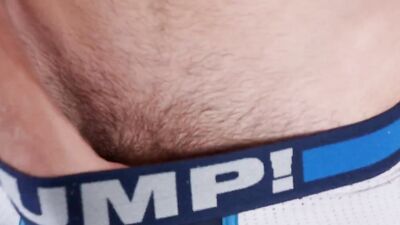 Handsome jock films a guy blowing him before fucking hard