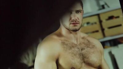 Hot stud with a buff body fucks a jock over a table