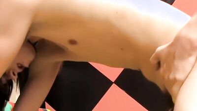 Emo twink fucked by his boyfriend after giving him a blowjob