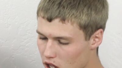 Adorable young twinks sensually make out and fuck balls deep