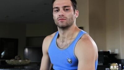 Hot and sporty guys with fat cocks deepthroating and anal banging