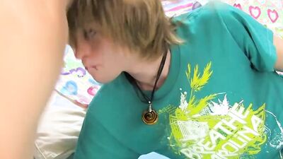 Two skinny alt twinks fuck balls deep after dick sucking