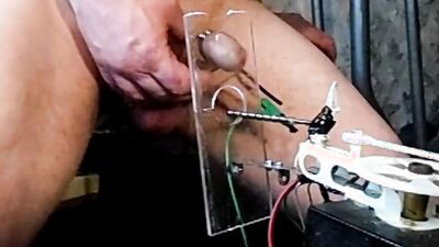 Kinky dude loves inserting naughty toys in his tight urethra