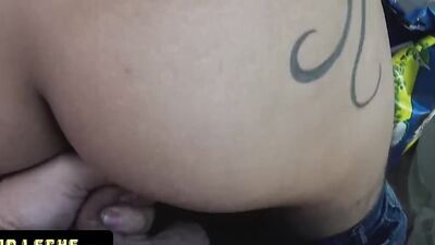 Skinny Latino takes a fat dick to suck it and anal ride