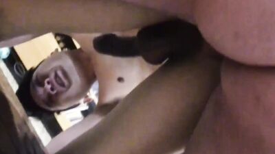 Bald stud gives Asian twink a rimjob and fucks him