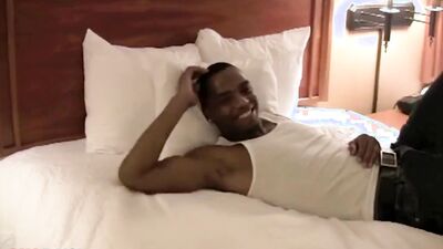 Fit black guys dick sucking and rimming before hard anal