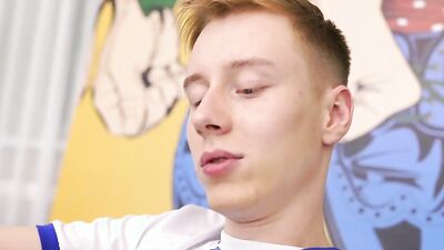 Adorable twinks with slender bodies anal fucking after dick sucking