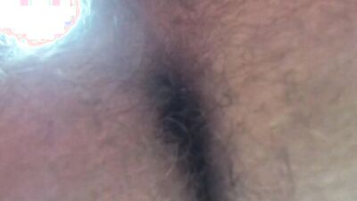 Hairy amateur stud enjoys dominating with his cock and farts POV