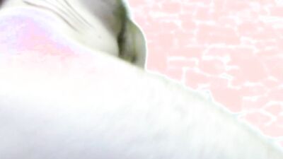 Hairy amateur in leather pants strokes his big hard cock