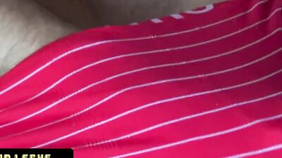Cute twink takes a POV pounding and gets sprayed with cum