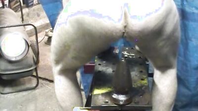 Kinky amateur plays with naughty toys and big anal insertions