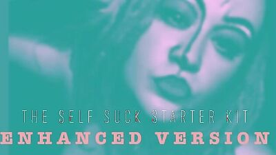 A kinky enhanced video on how to suck your own cock