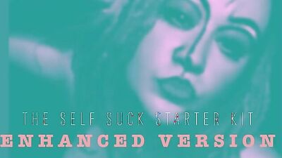 A kinky enhanced video on how to suck your own cock
