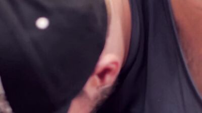 Chubby and bearded hunk teases a guy with a dildo before fucking him