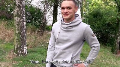 Adorable twink picked up outdoors to ride a dick POV