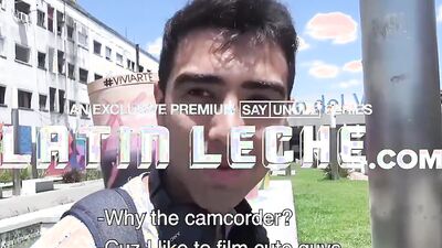 Handsome Latinos have a dick sucking and deepthroating threesome before fucking