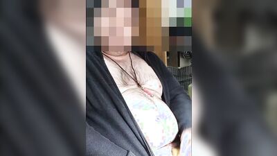 Chubby amateur relaxes and films himself stroking his hard cock