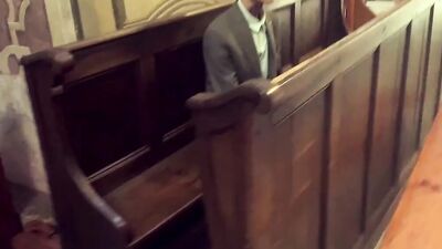 Skinny twink sucks dick after a confession and gets railed