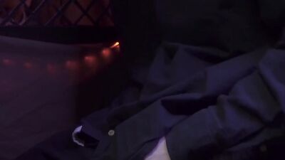 Skinny twink sucks dick after a confession and gets railed