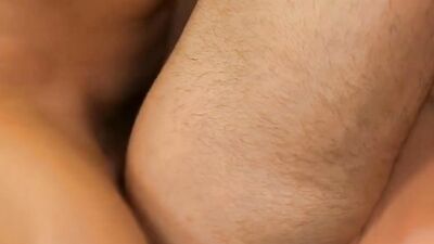 Two big buff studs make out before blowjobs and rough fucking