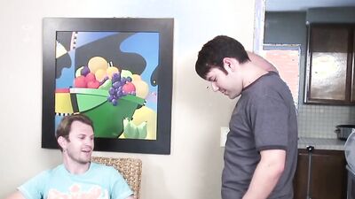 Chubby amateur sucks a twink off and drills his ass