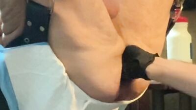 Always Fun when Hubby joins to get his ass worked. Fire281 gave him a nice fuck, add ToppedToys DeepSpace and his fist