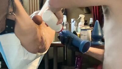 Always Fun when Hubby joins to get his ass worked. Fire281 gave him a nice fuck, add ToppedToys DeepSpace and his fist
