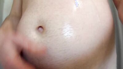 Kudoslong showers and wanks till he cums and washes his body